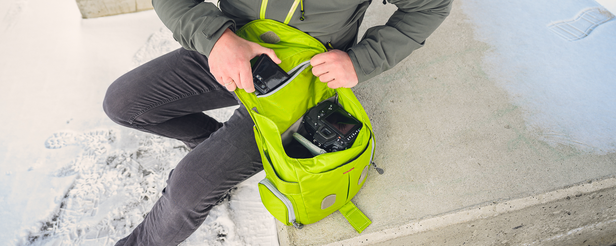 Camrock Pro Travel Mate 100 S Camera Bag - Green